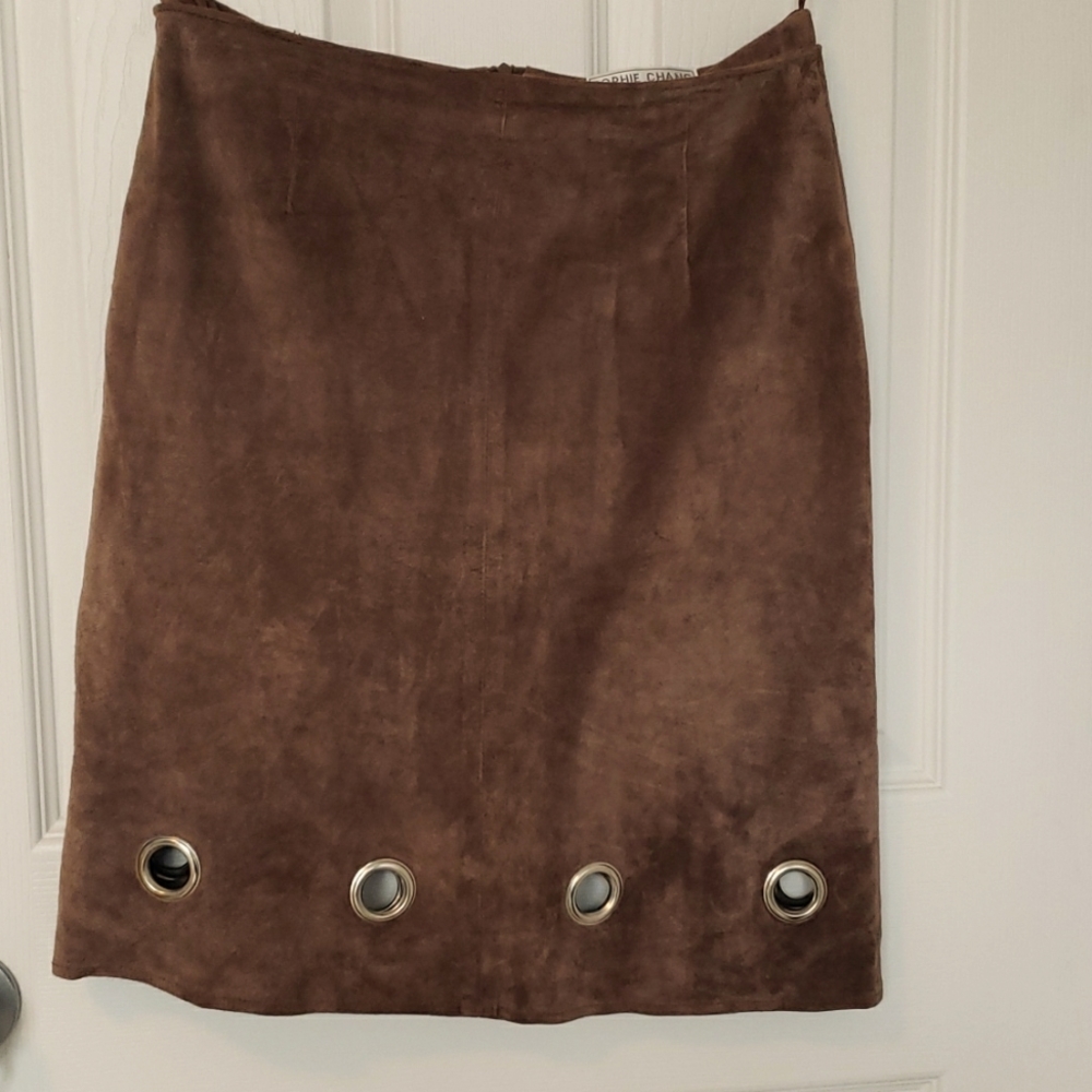 Women's Sophie Chang Studios Suede Gogo Skirt